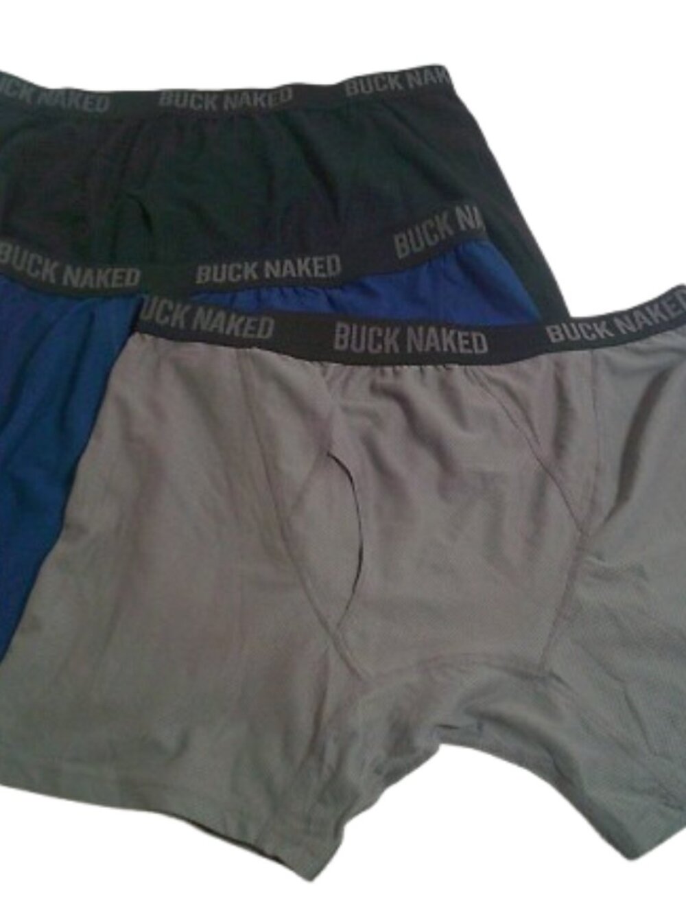 Men's Go Buck Naked  Underwear Boxer Briefs  3 Pack New w/o tags Size XL